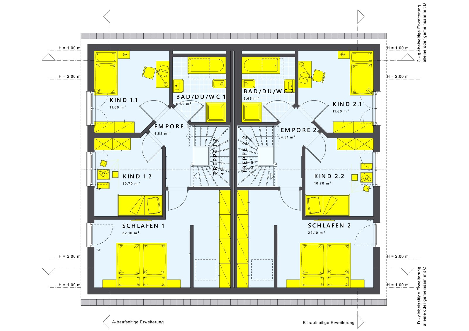 LivingHaus – Zweimalienhaus zur Vermietung oder Eigennutzung