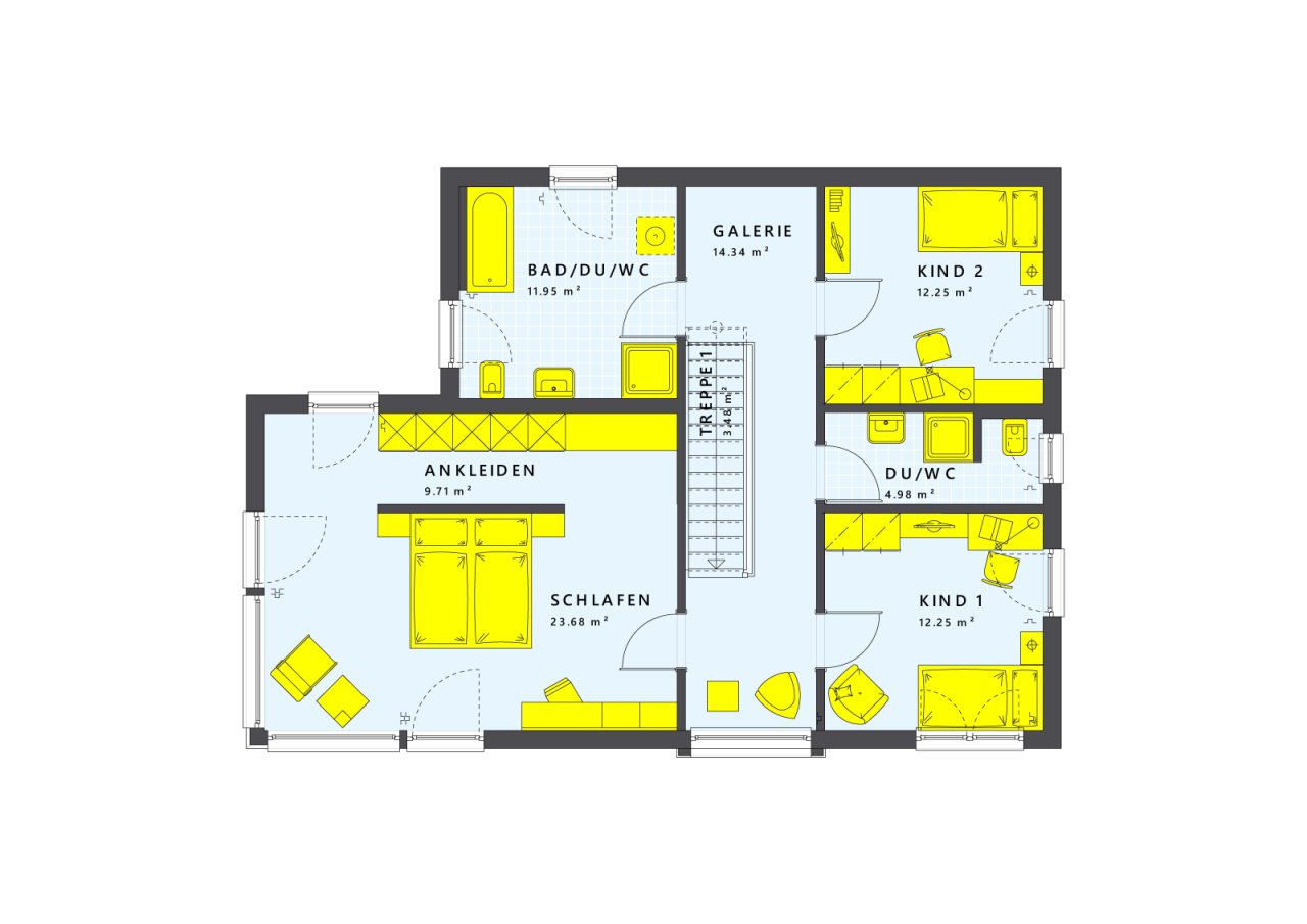 Grundriss Obergeschoss Grundriss Obergeschoss