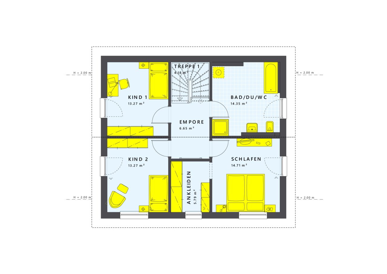 Cleveres Familienhaus-Design