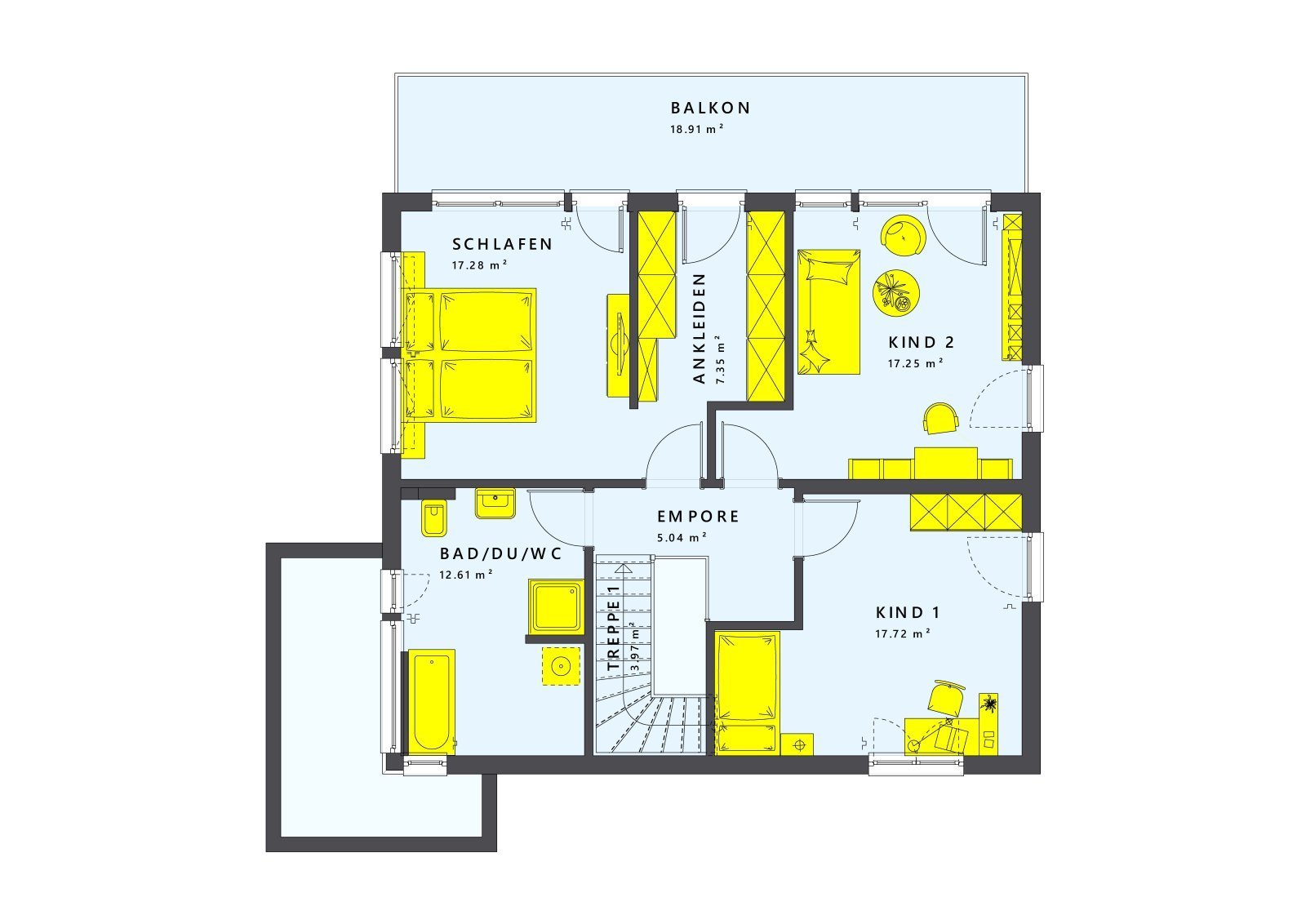 Grundriss Obergeschoss Grundriss Obergeschoss