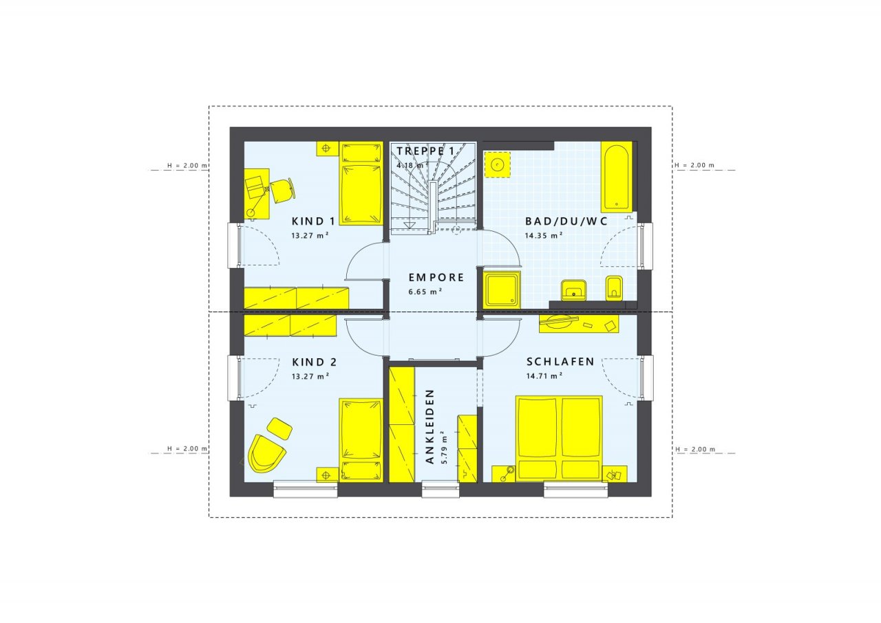 Cleveres Familienhaus-Design