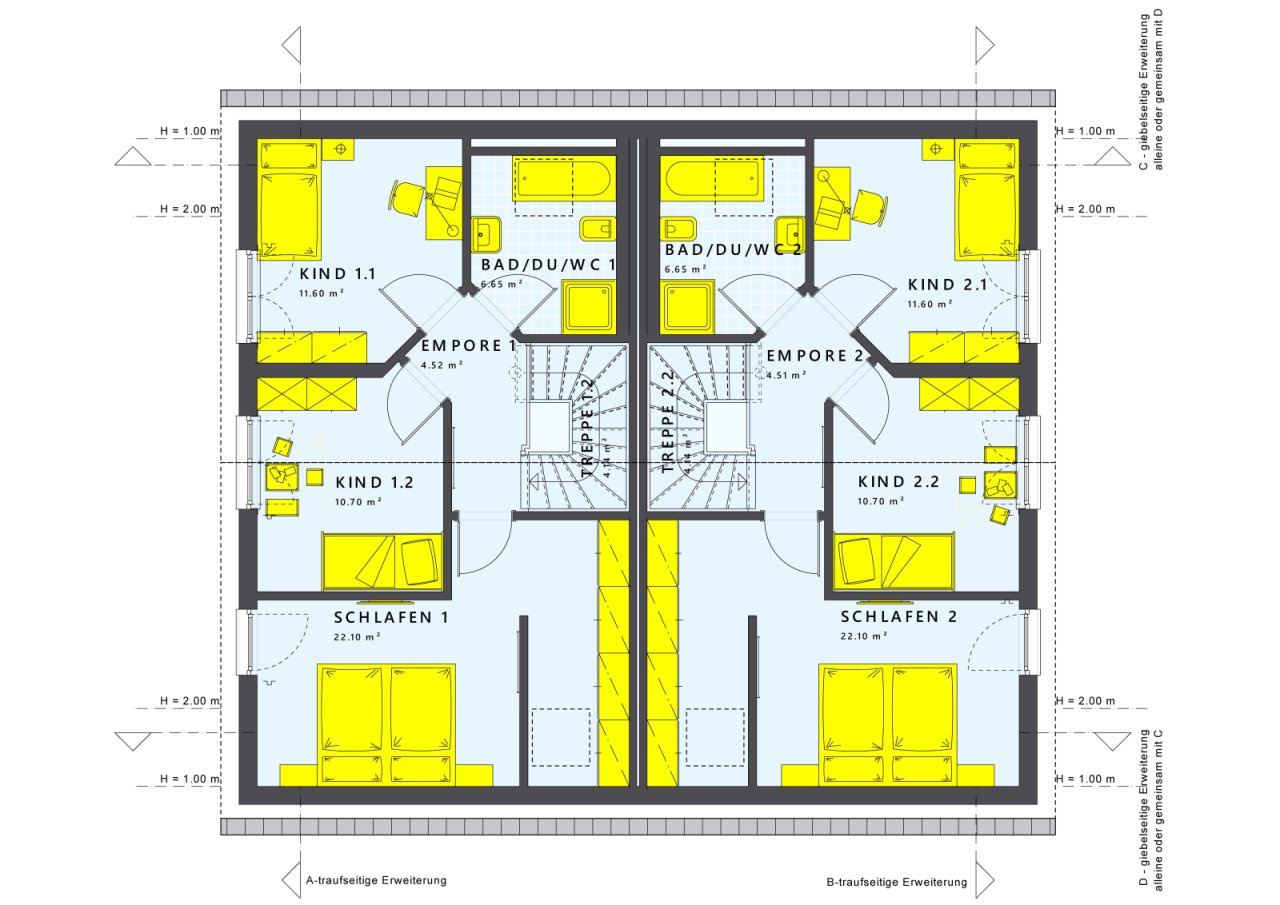 Grundriss Dachgeschoss