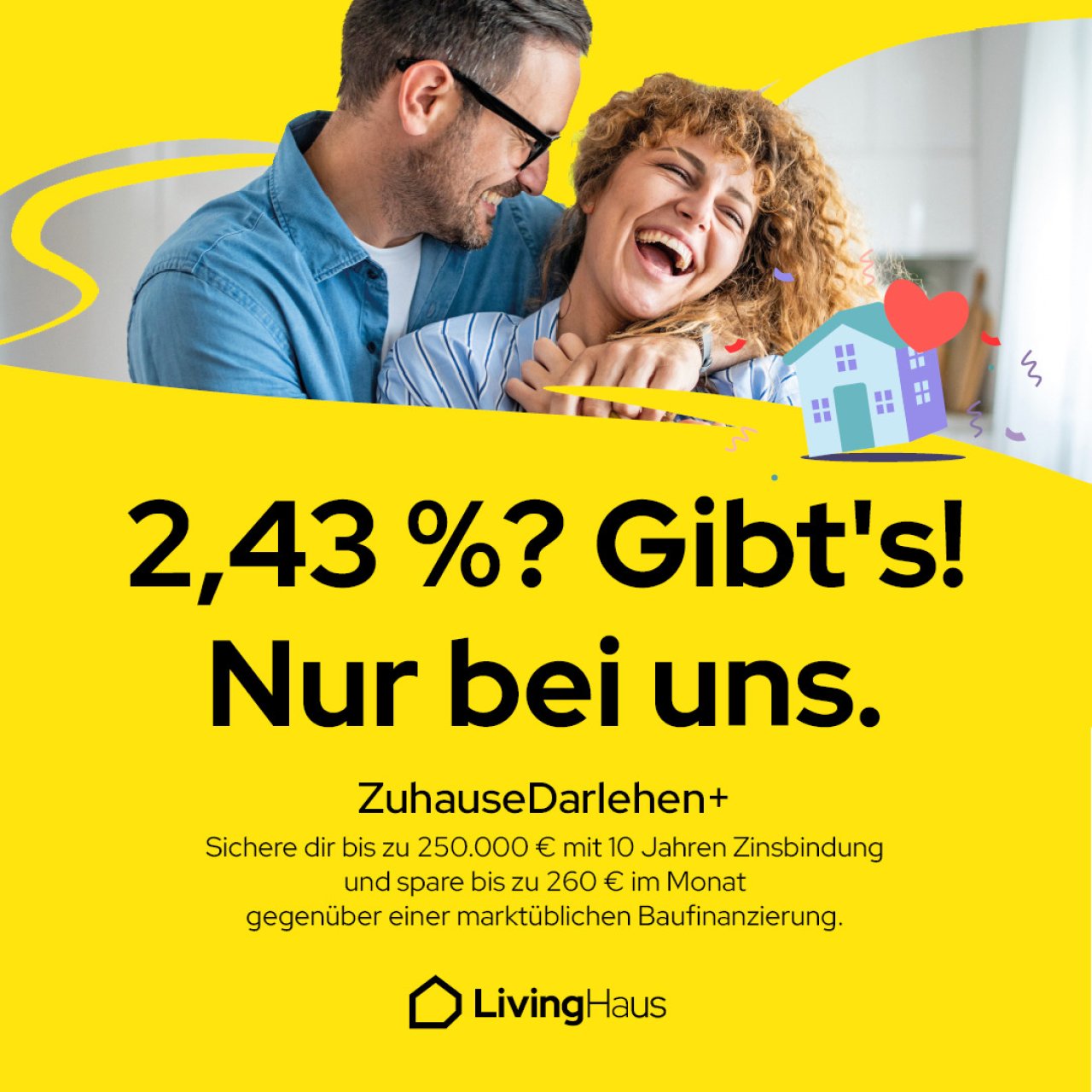 Zuhausedarlehen Plus