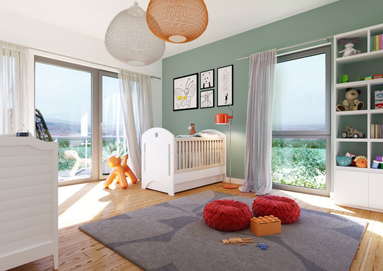 Modernes Babyzimmer Modernes Babyzimmer