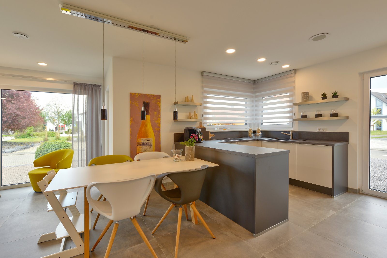 Lichtdurchflutete Wohnküche