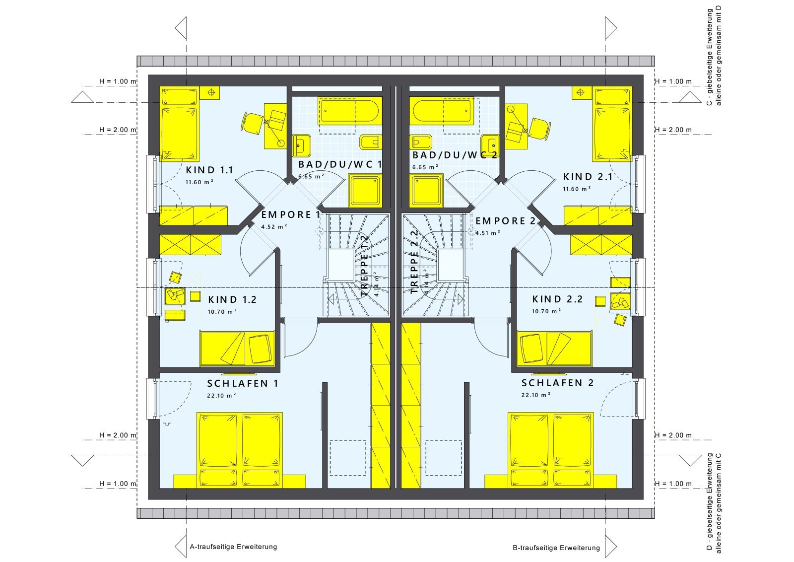 Grundriss Dachgeschoss