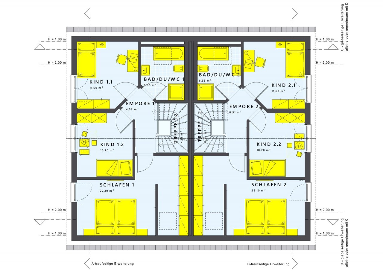 Grundriss Dachgeschoss