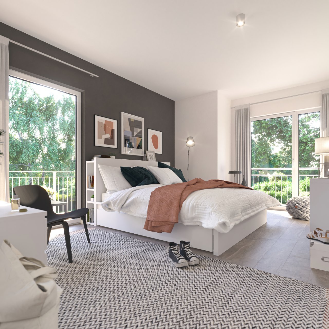 Modernes Schlafzimmer