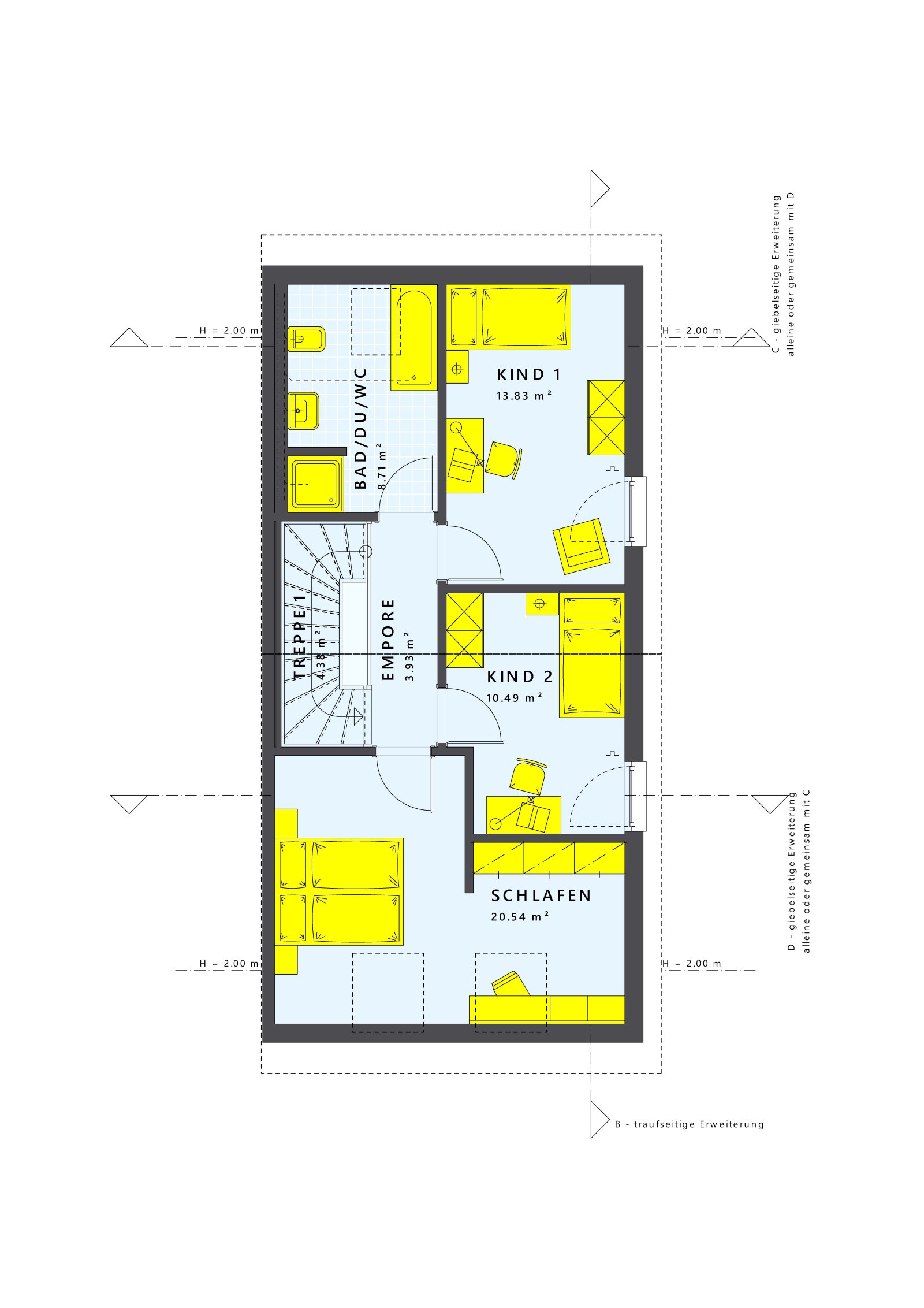 Grundriss DG